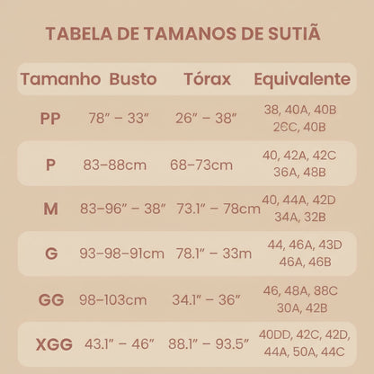 Sutiã Push-Up com Bojo Gel