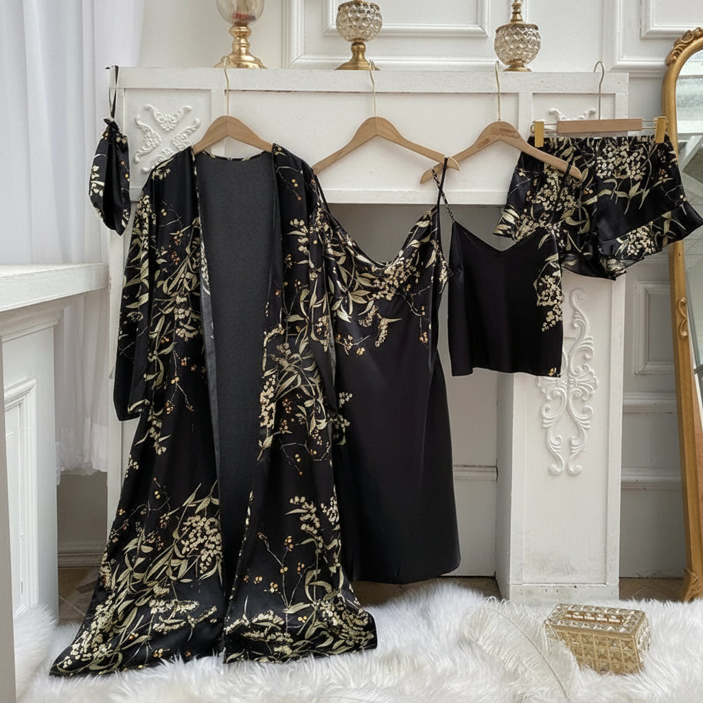 Conjunto serenidad de seda 4 Pcs