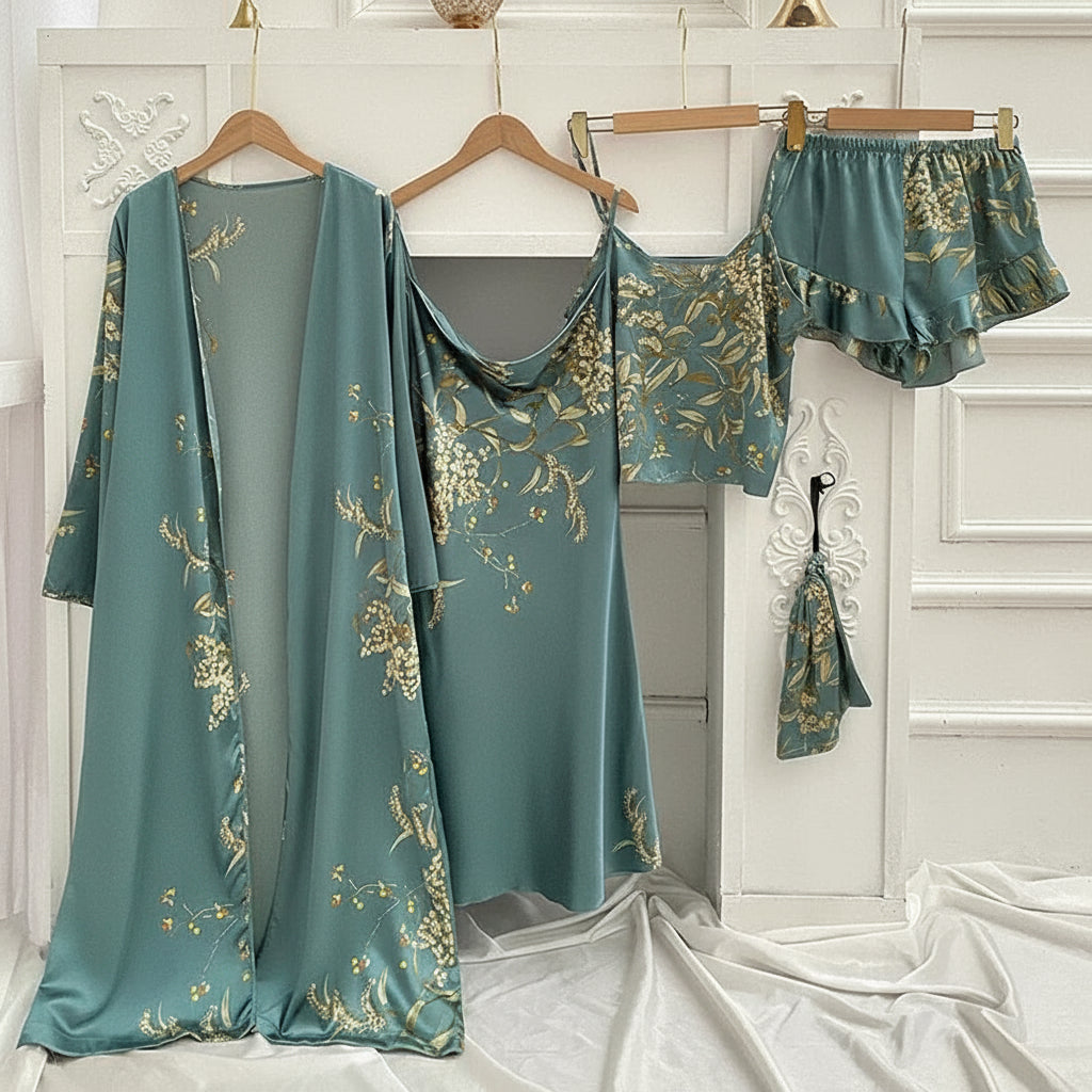 Conjunto serenidad de seda 4 Pcs