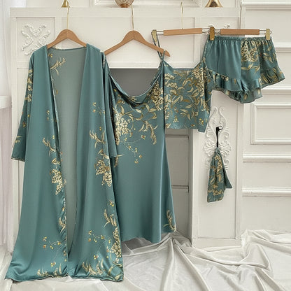 Conjunto serenidad de seda 4 Pcs